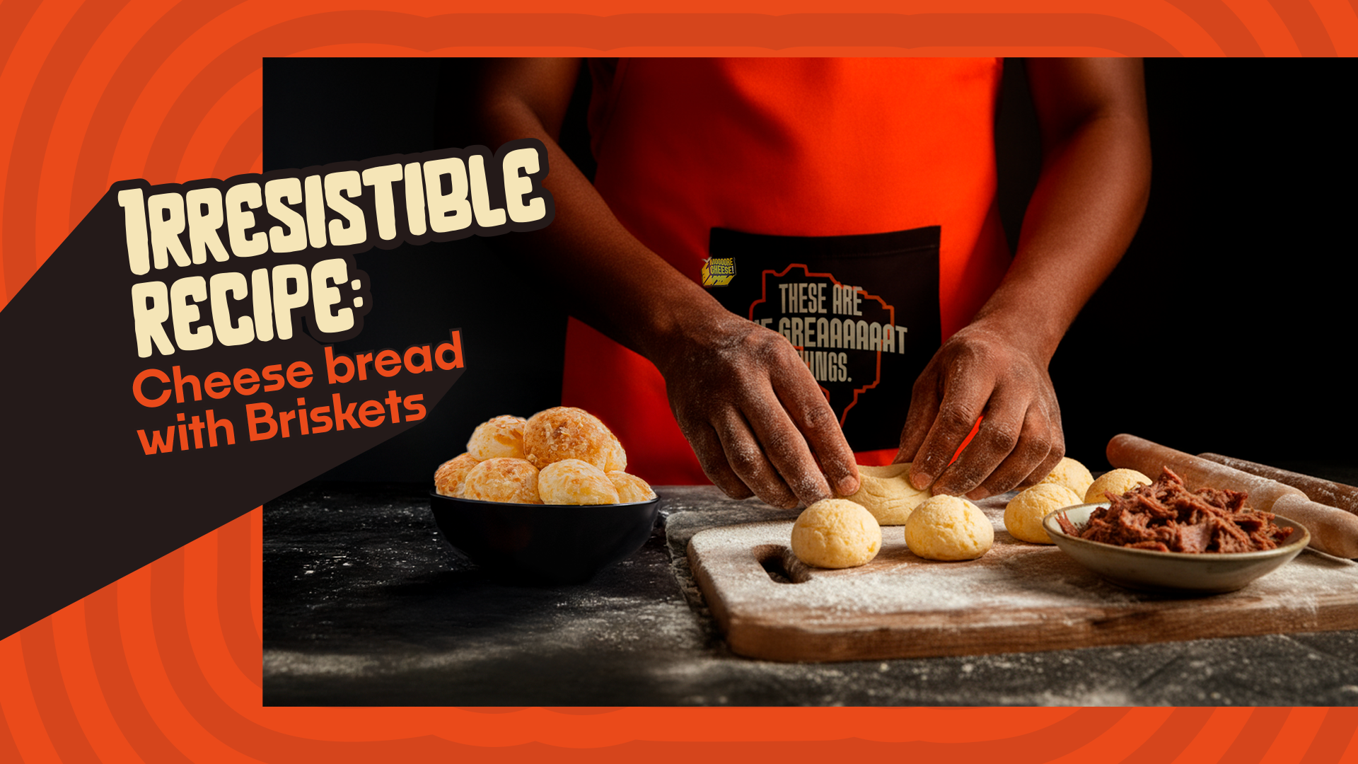 Irresistible recipe_ Cheese bread with Briskets